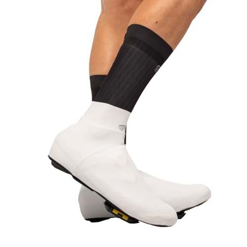 Aquasokz Lo Aero Oversocks – Low-Cut Waterproof & Windproof Race Layer (Kevlar Toe, Silicone Grip) miniatura 1