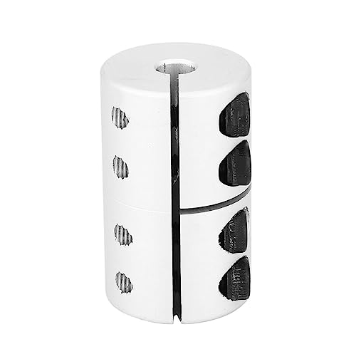 Rigid coupling,Stainless steel rigid coupling 1pcs D25L40 Clamping Rigid Coupling Aluminum Alloy Machine Shaft Coupling(6.35 to 8)