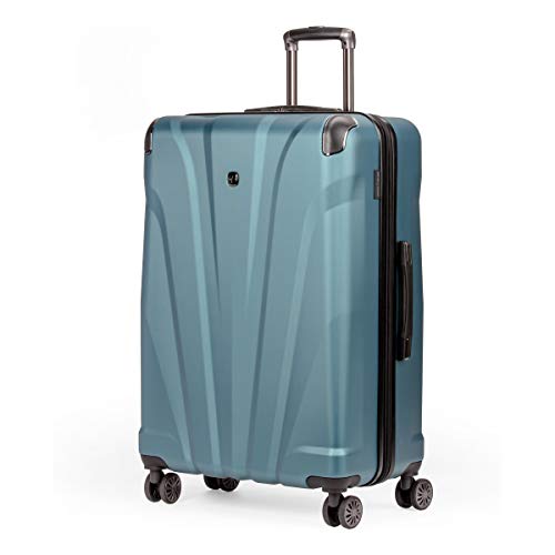 SWISSGEAR Cascade Hardside Large Checked Suitcase Teal BrickSeek