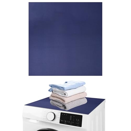 Housse de Machine à Laver 60x60cm Universelle Tapis Machine a Laver, Absorbant et Antidérapant, Tapis de Protection Antidérapant pour Dessus de Machine à...