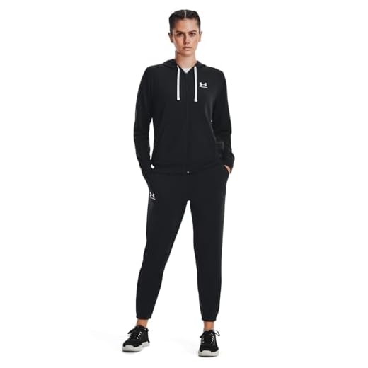 Under Armour Rival, sudadera con capucha y cremallera de mujer