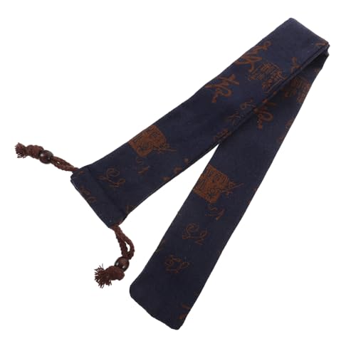 INOOMP Flötenbeutel Aus Baumwoll Leinen Mit Kordelzug Bambusflöten Schutztasche Kompakte Tragetasche Für Musiker Bei Auftritten Und Outdoor