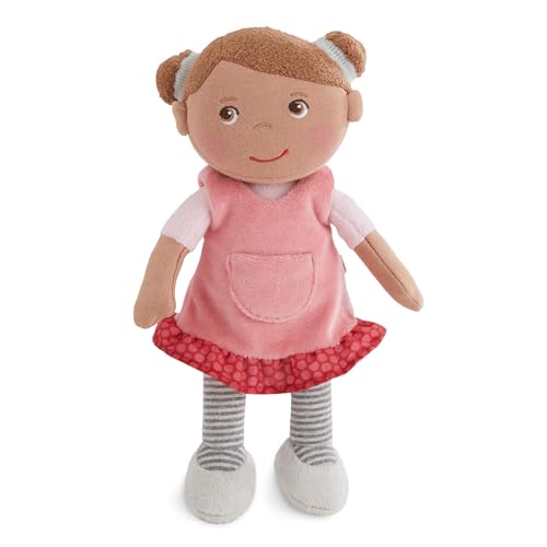 Image of HABA Snug Up Camilla - 10 inch Soft Doll, Machine Washable - Perfect Snuggly First Soft Baby Doll and Toddler Plush Figure for 6 Months and Up
