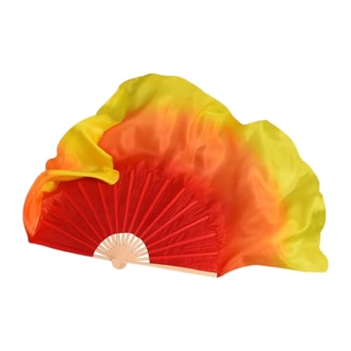 Voile de danse orientale en bambou peint à la main pour spectacle