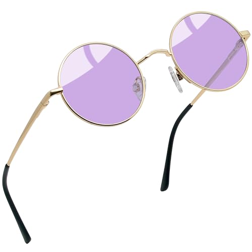 Image of Joopin Small Round Sunglasses Hippie Circle Sun Glasses UV400 Protection