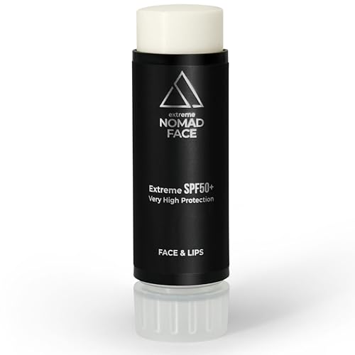 NOMAD FACE Protector Solar Facial 50+ Stick para Deportes Extremos SPF50+ Fórmula sin Agua [Capsule Refill]