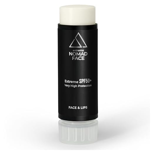 NOMAD FACE Protector Solar Facial 50+ Stick para Deportes Extremos SPF50+ Fórmula sin Agua [Capsule Refill]