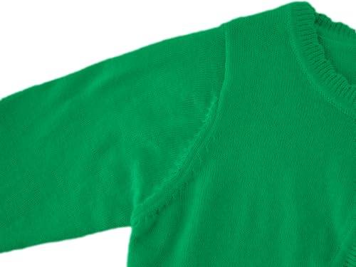 Image of Girls Bolero Cardigan Sweater Toddler Kids Long Sleeve Button Knit Shrug Cropped Cover Up Jacket Tops