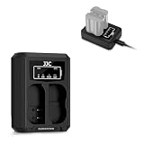 JJC Caricabatterie doppio USB-C compatibile con Nikon Zf, Z7II, Z6III, D850