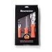 Messermeister Pumpkin Carving Kit, Stainless Steel Heavy Duty Halloween Set, 3 Piece, Orange