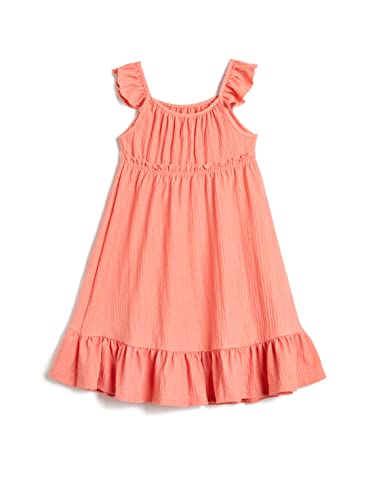 Robe midi à bretelles en coton pour fille Koton