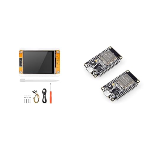 Image of ELEGOO ESP-32 Development Board and Display Bundle, USB C Controller 3PCS with 2.8‑inch Touch Screen, Compatible with Arduino