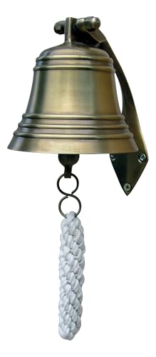 SEACLUB - Cloche Nautique en Laiton - Pendaison de Crémaillère