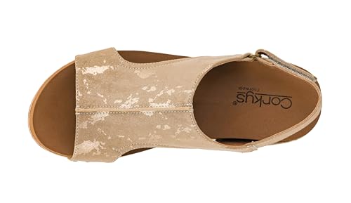 Image of Corkys Footwear Volta Wedge - Chic Elegance Meets All-Year Comfort with a 2-Inch Cork Heel and Marshmallow Insole for Stylish Everyday Wear and All-Day Comfort