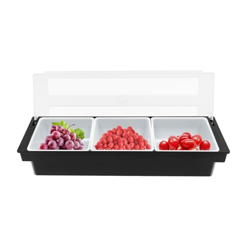 Saladette,Saladette Refrigere A Poser,Bac A Pizza,Il Peut êTre Utilisé Comme Station de Remplissage de Pizza Multifonctionnelle, Plateau à Fruits, Cadet de...