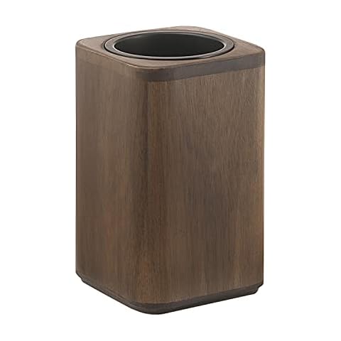 Gedy Dafne Porta Brushes, Bamboo, Walnut, 8 x 8 x 13 cm Cover