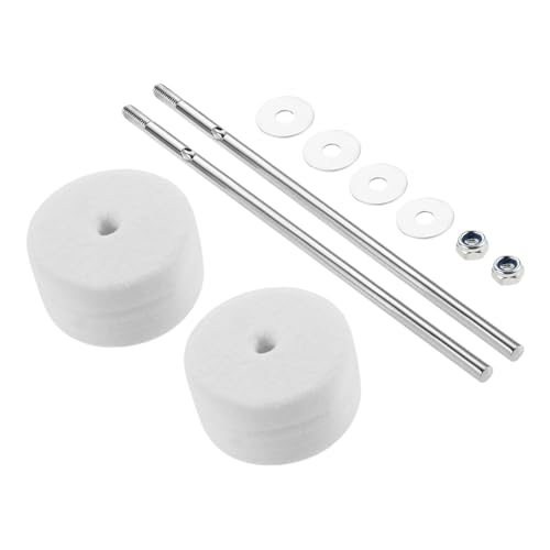 Set 2 piezas baquetas clásicas para bombo de 7 pulg miniatura 2