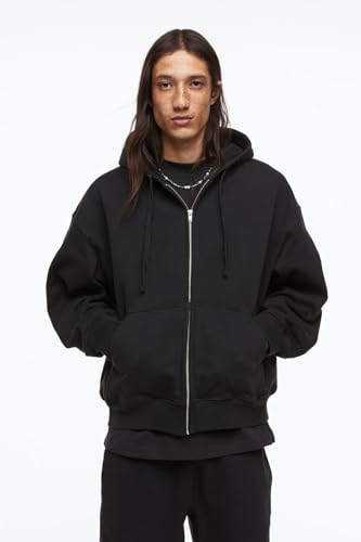 Image of Men's Hoodie for Winter Wear | Full Sleeves Casual Zipper Jacket | Oversized Hoody Cotton Blend