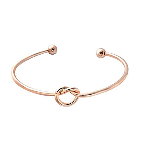 Zhengfen heart knot infinity bracelets for women adjustable bangl…