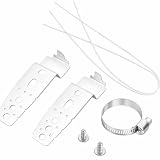 BlueStars 5001DD4001A Dishwasher Mounting Brackets Kit - Instruction Sheet Included - Compatible with LG Dishwashers Top & Side Mounting - Replaces PS3525525 AH3525525 AP4438292 1266844