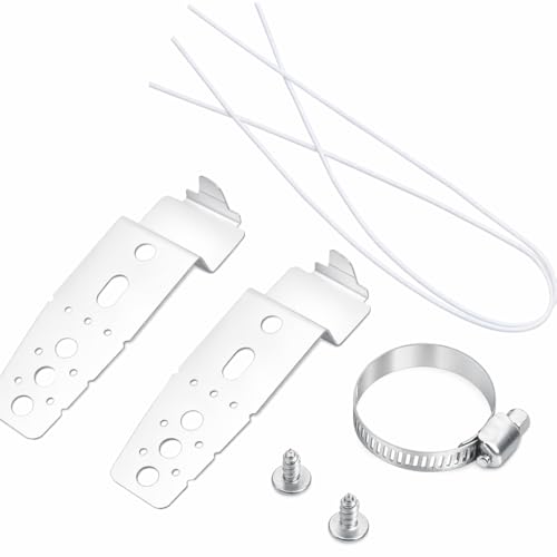 BlueStars 5001DD4001A Dishwasher Mounting Brackets Kit - Instruction Sheet Included - Compatible with LG Dishwashers Top & Side Mounting - Replaces PS3525525 AH3525525 AP4438292 1266844