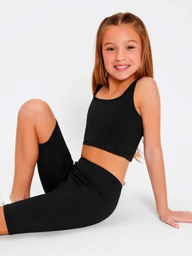 Shorts Ginástica Infantil Atividades Menina Treino Criança Esporte Feminino Fitness (BR, Alfa, M, Az