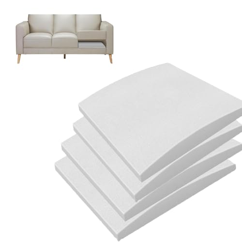 Générique Réparation D'affaissement De Coussin, 2/3/4/6 Pièces Mousse Haute Densité,Planches De Soutien pour Canapé, pour Coussin De Remplacement De Matelas De...