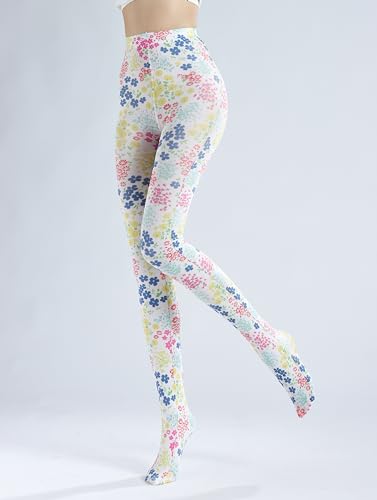 Image of Sahabowi Women Tights, Sheer High Waist Pantyhose, Vintage Control Top Stockings, Siwa 4