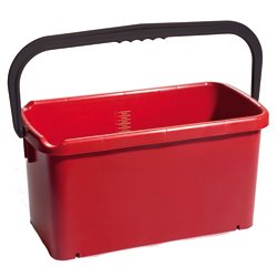 EIMER, VIERECKIG, PP, ROT FASST 20L 480X235X230MM | Eimer (20 l)