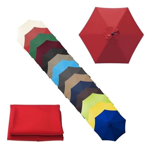 UV-Resistant Canopy Replacement for Umbrellas
