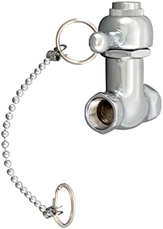 EZ-FLO Self-Closing Shower Valve, Chrome Plated, 10789
