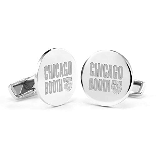 Chicago Booth Cufflinks in Sterling Silver