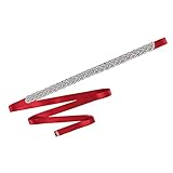 RUGUOA Strass Gürtel Damen Schmal Braut Schärpe Rhinestone Taillengürtel Kristall Diamanten Ketten Gürtel für Abendkleid Brautkleid