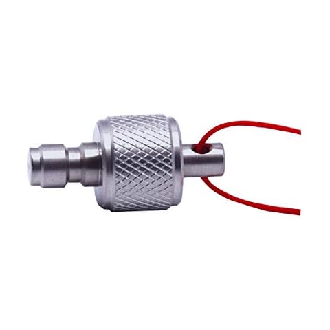 Paintball PCP Stainless Steel Universal 8mm Quick Disconnect Plug Female Thread Paintball Fitting With Round Ring Cover