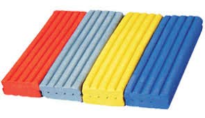 TITATO modelling clay bar extra soft, endlessly reusable kids modeling clay . non-toxic play dough blocks for creative fun for child artists. long lasting putty great (4 pack)- Multicolor