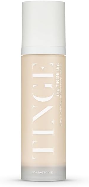 Tinge Body Makeup, Fair Warm, Water & Transfer Resistant, 3.38 Fl Oz