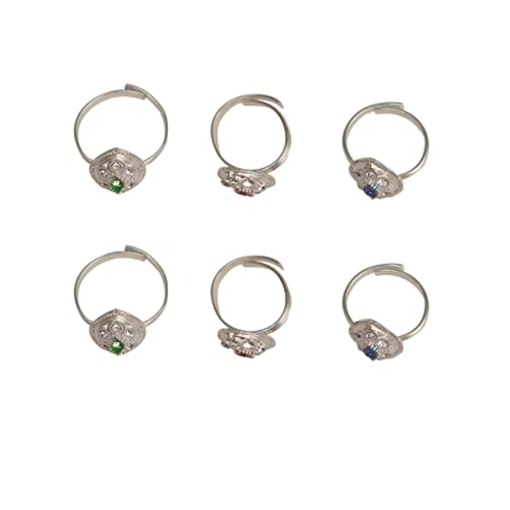 Set of 3 Pairs Toe Rings