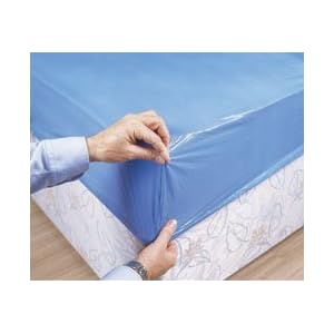 Waterafstotend hoeslaken, wegwerptikel, matrasbeschermer, blauw, verschillende pakketten verkrijgbaar.