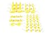 Napoleonic & Civil War Military Miniatures (Yellow): Plastic Toy Soldiers Set: Infantry, Cavalry, Artillery, Ships