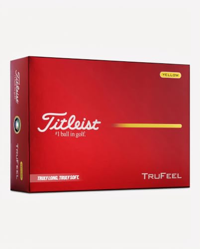 Titleist TruFeel Yellow Golf Balls