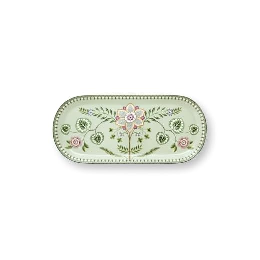 Pip Studio Lily&Lotus Light Green Kuchenplatte 33,3x15,5cm