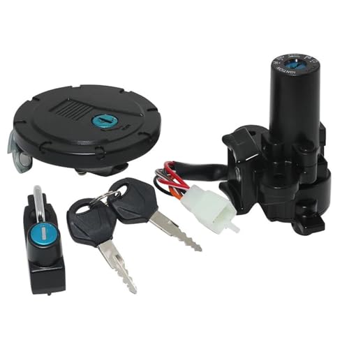 Tapa de depósito Kawasaki 51049-0047 con interruptor de encendido y cerradura de asiento