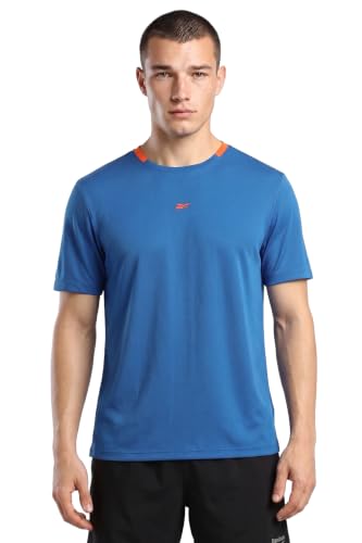 Image of Reebok Men's Sport T-Shirt - Moisture Wicking Sports T-Shirt | Workout Running Training Tshirt for Men's | Half Sleeve Active Tee