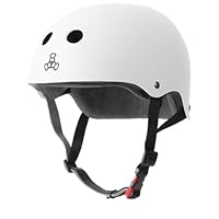 Triple Eight Certified Sweatsaver Helmet for Skateboarding, BMX, Roller Derby, Roller Skating, Inline Skating, Scooter and Bike