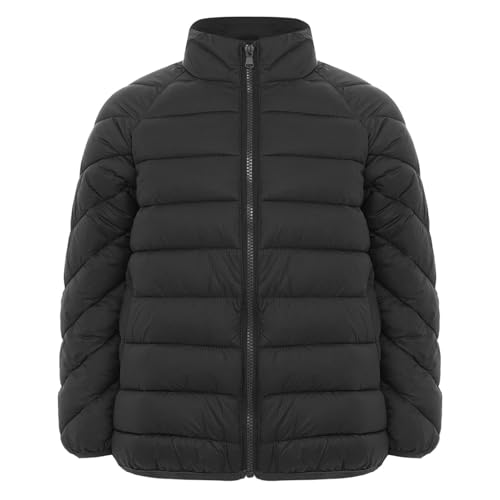 Image of YiZYiF Girls Thicken Padded Clothes Lightweight Puffer Jacket Zip Up Warm Outerwear Winter Fleece Coats 5-12 Years