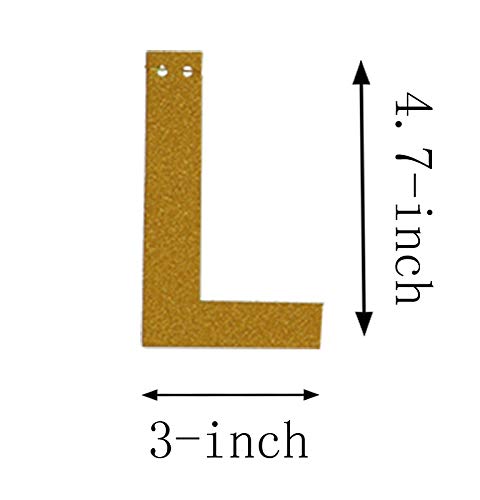 Topfunyy Please Leve by 9 Banner Gold Glitter Party Garland for Bachelorette Party Bridal Shower Engagement Decorations - Image 4