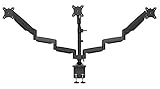 Monoprice Triple Monitor Gas Spring Mount for up to 32' Screens, Fully Adjustable Center Mount...