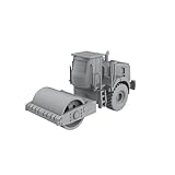 proportion:1/87 MRY-SFW 1/87 HO échelle miniature usine bâtiment voiture militaire chemin de fer piste accessoire accessoires diorama paysage asphalte rouleau compresseur