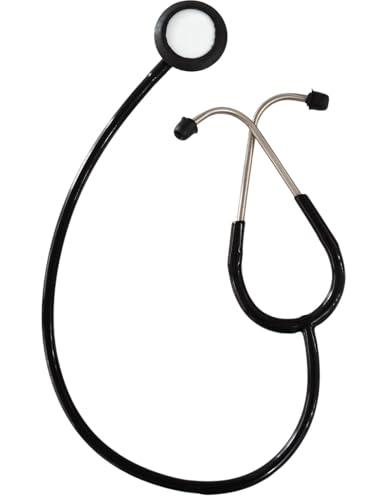 Image of BookMyCostume Doctor Physician White Coat with Stethoscope Medical Professional Community Helper Kids Fancy Dress Costume 4-5 years
