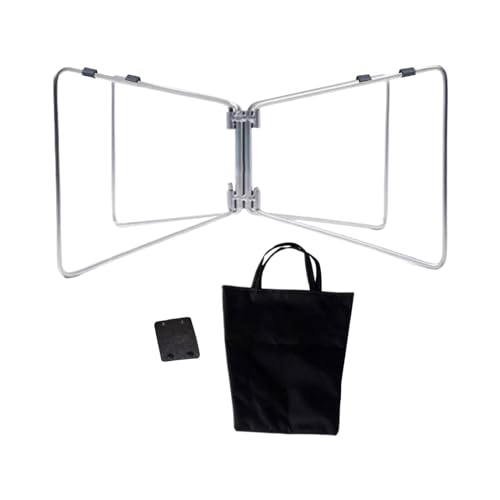 Almencla Portable Cooling Stand for Travel and Outdoor Use, Silver